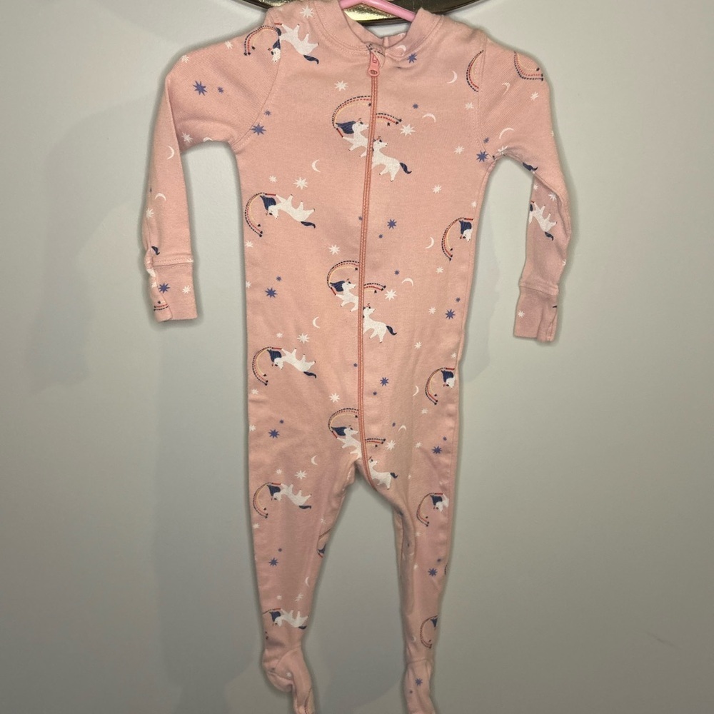 Little Earth Pink Unicorn Footie